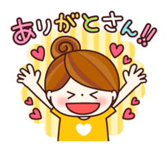 Girl speaking Kansai dialect sticker #6773689