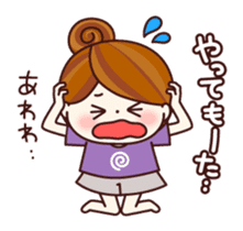 Girl speaking Kansai dialect sticker #6773722