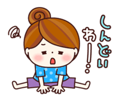 Girl speaking Kansai dialect sticker #6773725