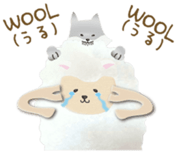 Cute sheep,BAABAA. Softness version sticker #6774111