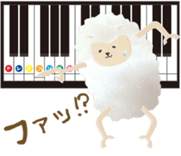 Cute sheep,BAABAA. Softness version sticker #6774116