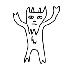 Human beings like a goat sticker #6774448