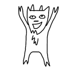 Human beings like a goat sticker #6774449