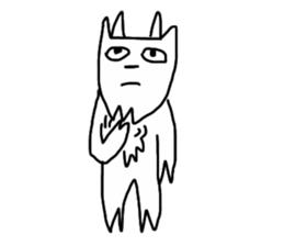 Human beings like a goat sticker #6774450