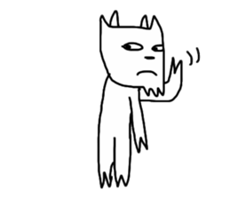 Human beings like a goat sticker #6774454