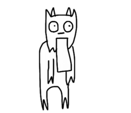 Human beings like a goat sticker #6774459