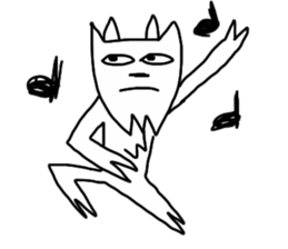 Human beings like a goat sticker #6774460