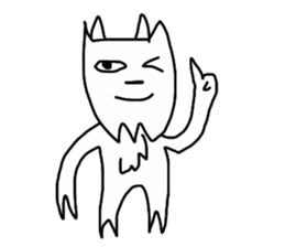 Human beings like a goat sticker #6774478