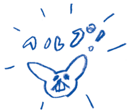 Mr.Blue rabbit sticker #6774589