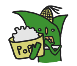 Confused Mr.Corn sticker #6774856