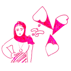 Yasoko's Sticker Hijab&niqab girl