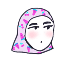 Yasoko's Sticker Hijab&niqab girl sticker #6774935