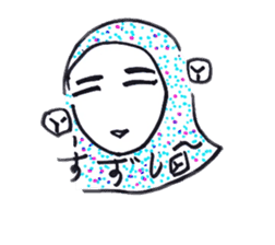Yasoko's Sticker Hijab&niqab girl sticker #6774940