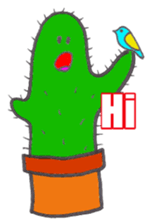 Hi! Cactuses sticker #6775448