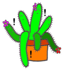 Hi! Cactuses sticker #6775456