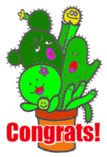 Hi! Cactuses sticker #6775461