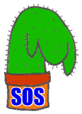 Hi! Cactuses sticker #6775479