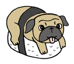 Bossa the mood swings dog sticker #6775544