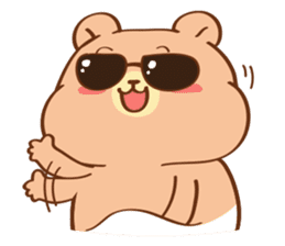 Cute baby bear Cha Cha ver.2 sticker #6776008
