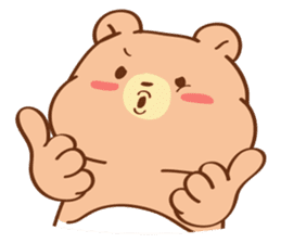 Cute baby bear Cha Cha ver.2 sticker #6776009