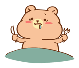 Cute baby bear Cha Cha ver.2 sticker #6776024