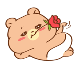 Cute baby bear Cha Cha ver.2 sticker #6776028