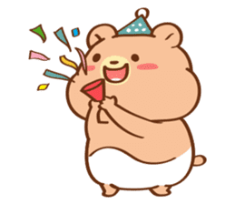 Cute baby bear Cha Cha ver.2 sticker #6776034
