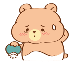 Cute baby bear Cha Cha ver.2 sticker #6776035