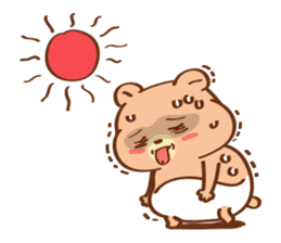 Cute baby bear Cha Cha ver.2 sticker #6776042