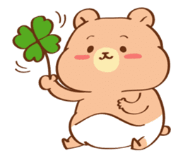 Cute baby bear Cha Cha ver.2 sticker #6776046