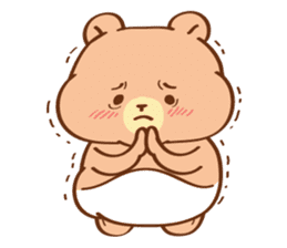 Cute baby bear Cha Cha ver.2 sticker #6776047