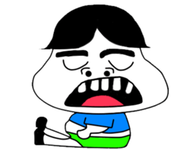 Central Parting Boy sticker #6776214