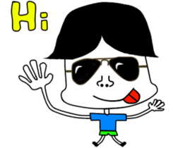 Central Parting Boy sticker #6776217