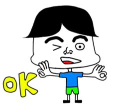 Central Parting Boy sticker #6776219