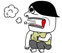 Central Parting Boy sticker #6776237