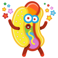 Hot Dog Rainbow