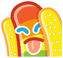 Hot Dog Rainbow sticker #6776249