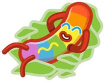 Hot Dog Rainbow sticker #6776274