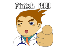 Brian - The animal doctor (Eng) sticker #6776378