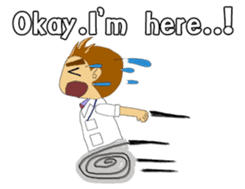 Brian - The animal doctor (Eng) sticker #6776405