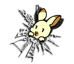 Rabbit in the hole. sticker #6776850