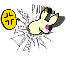 Rabbit in the hole. sticker #6776851