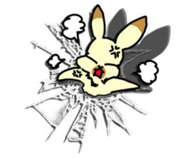 Rabbit in the hole. sticker #6776853