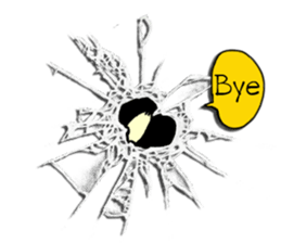 Rabbit in the hole. sticker #6776859