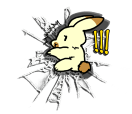 Rabbit in the hole. sticker #6776863