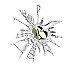 Rabbit in the hole. sticker #6776866