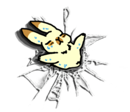 Rabbit in the hole. sticker #6776868