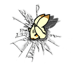 Rabbit in the hole. sticker #6776869