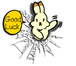 Rabbit in the hole. sticker #6776871