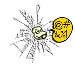 Rabbit in the hole. sticker #6776872